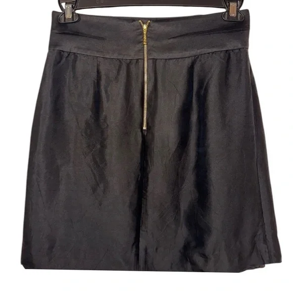 Kate Spade Women’s Maura Silk Blend Black Mini Skirt ~ Size 8 - Picture 2 of 7